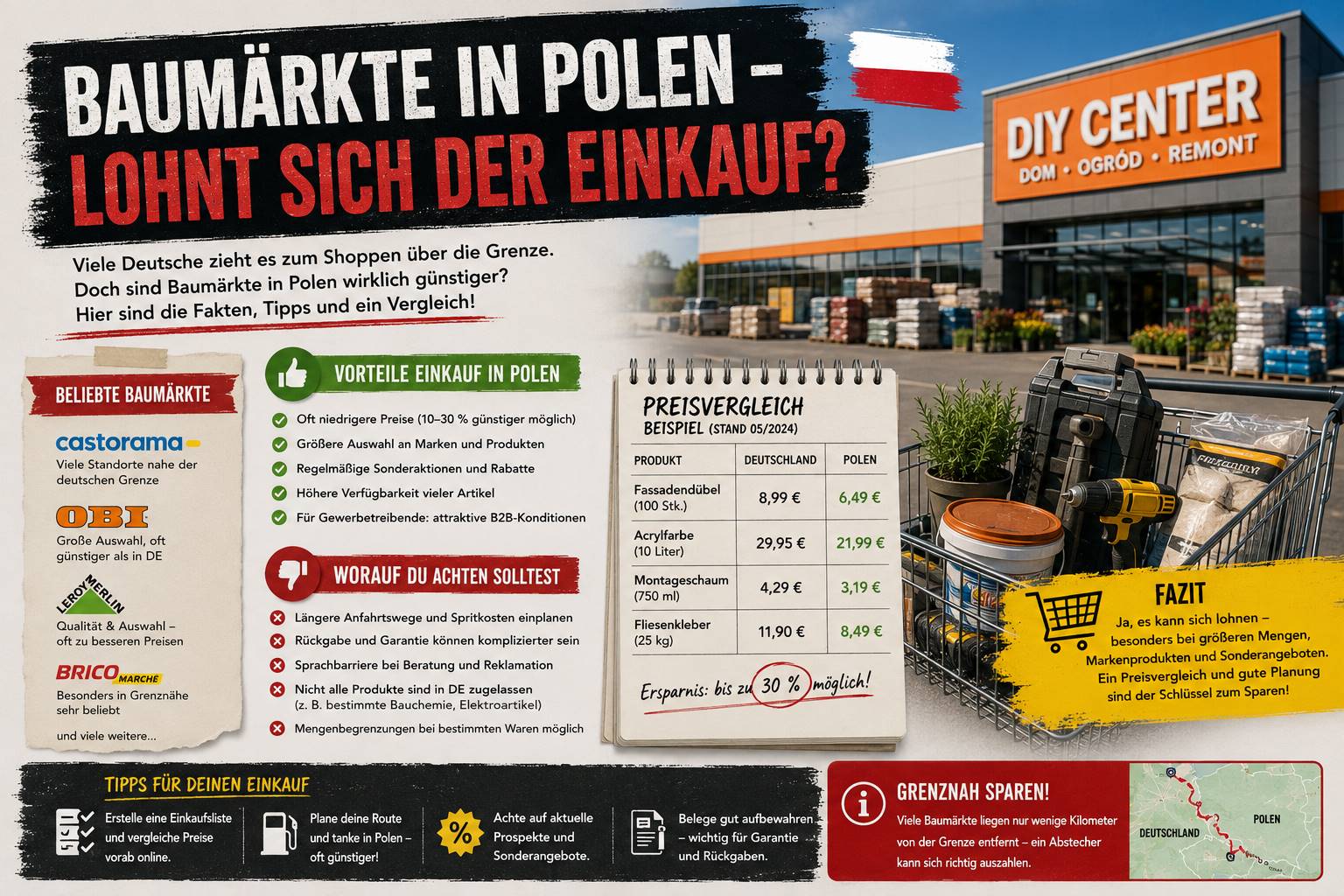 Polen Baumärkte