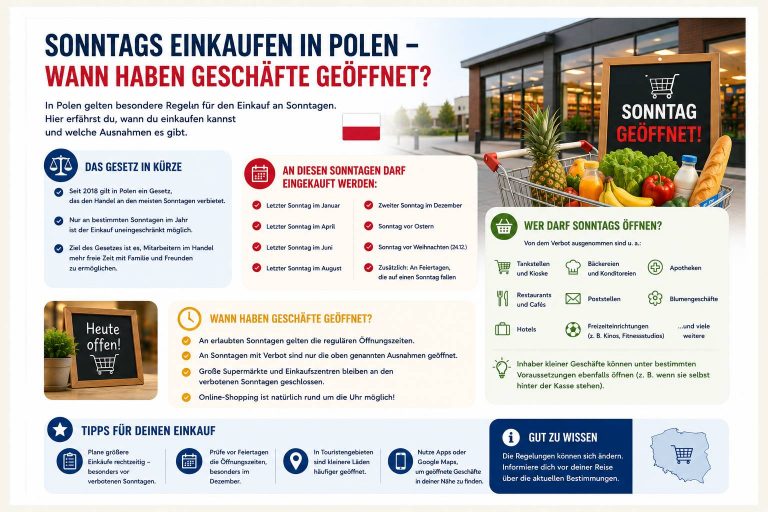 Polen Einkaufen Sonntags