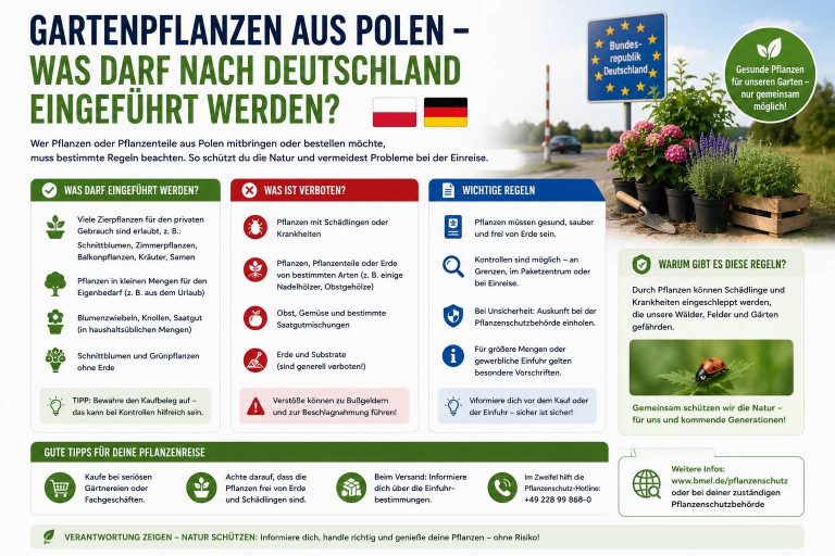 Polen Gartenpflanzen