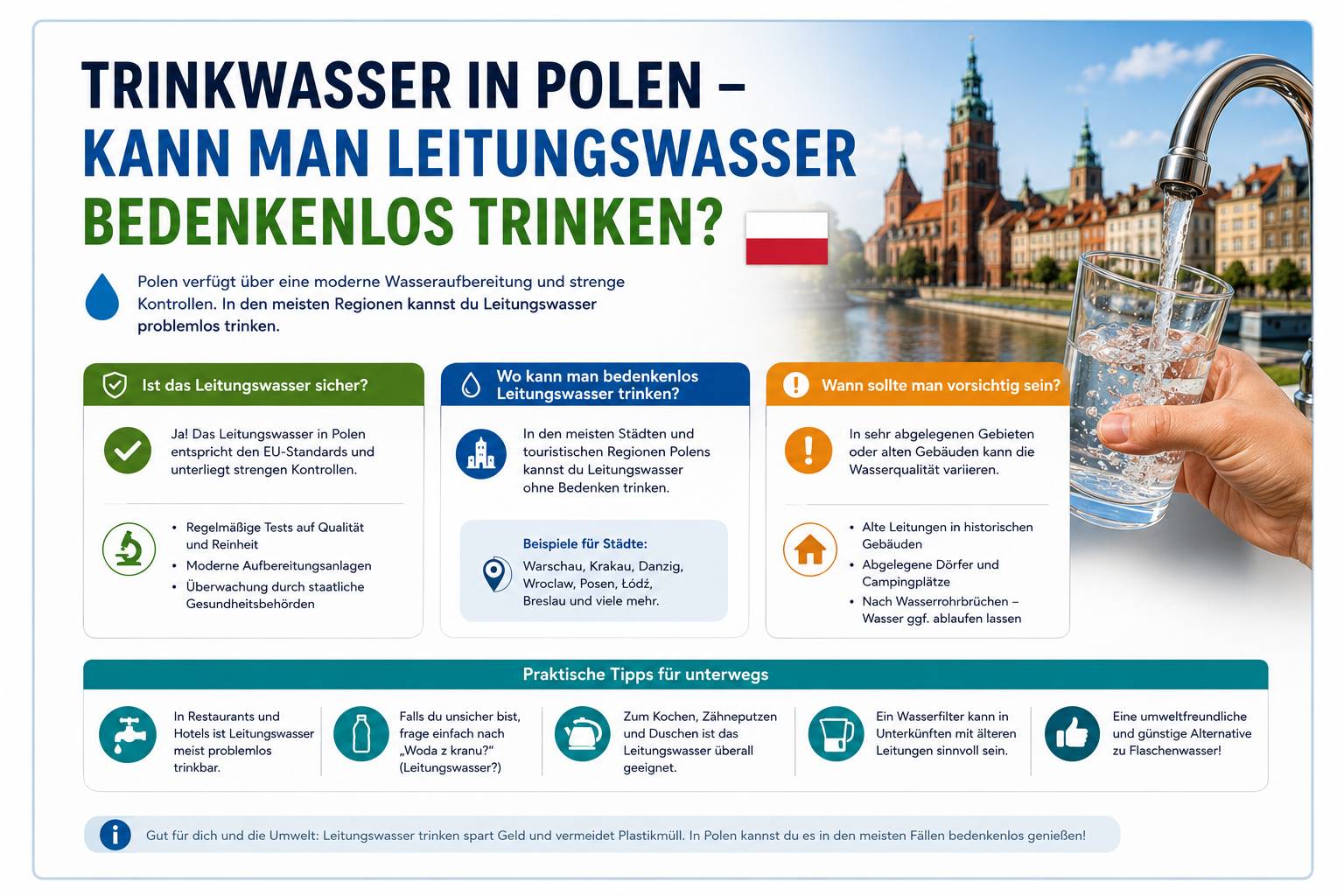 Polen Trinkwaser