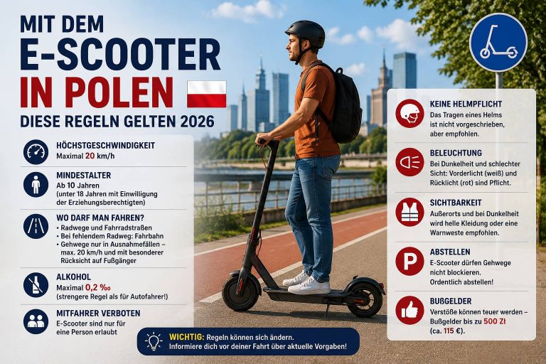 Polen E-Scooter Regeln