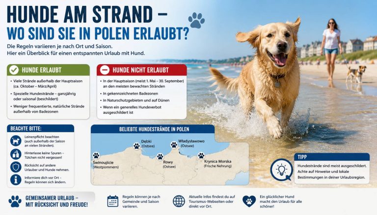 Polen Hunde Strand